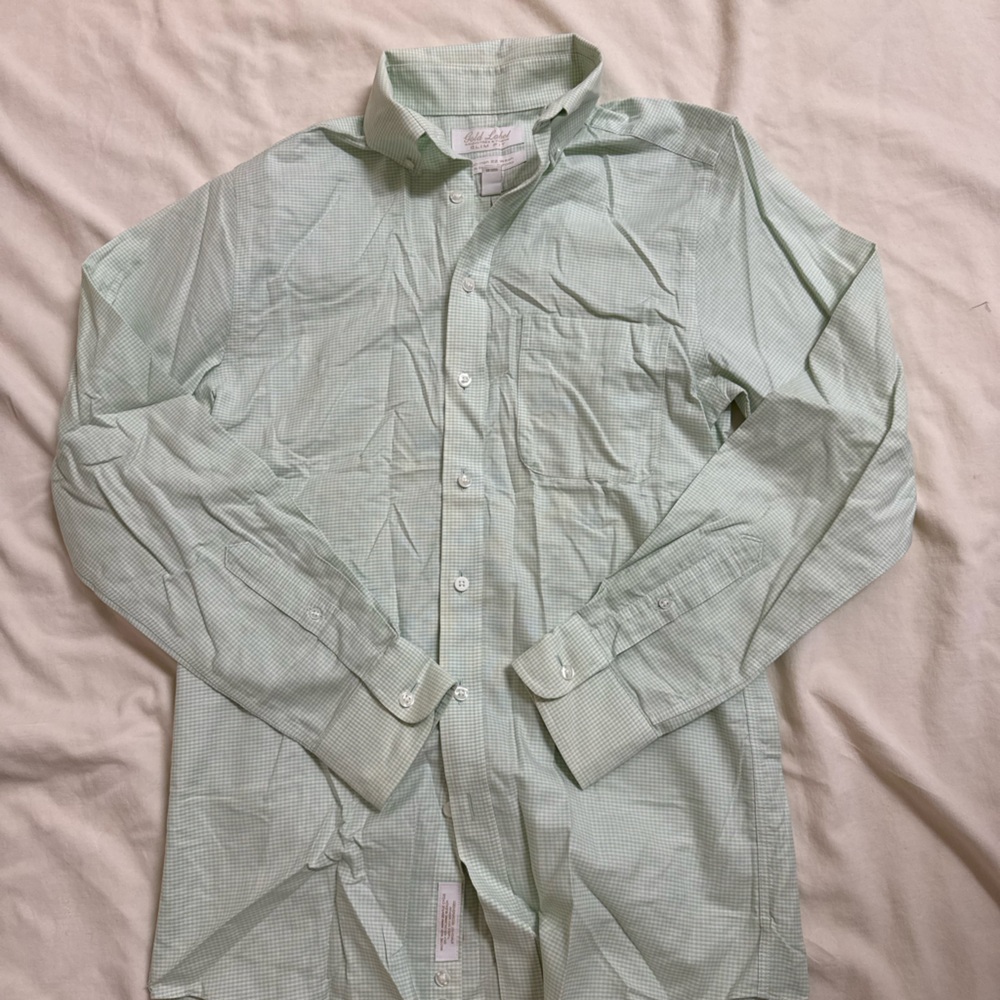 Roundtree & Yorke Light Green Dress Shirt